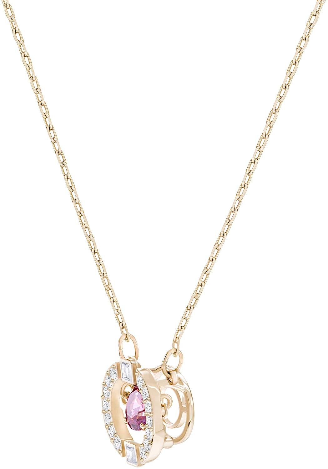 SWAROVSKI Women's Sparking Dance Crystal Jewelry Collection, Rose Gold Tone Finish - JOY2ESpree