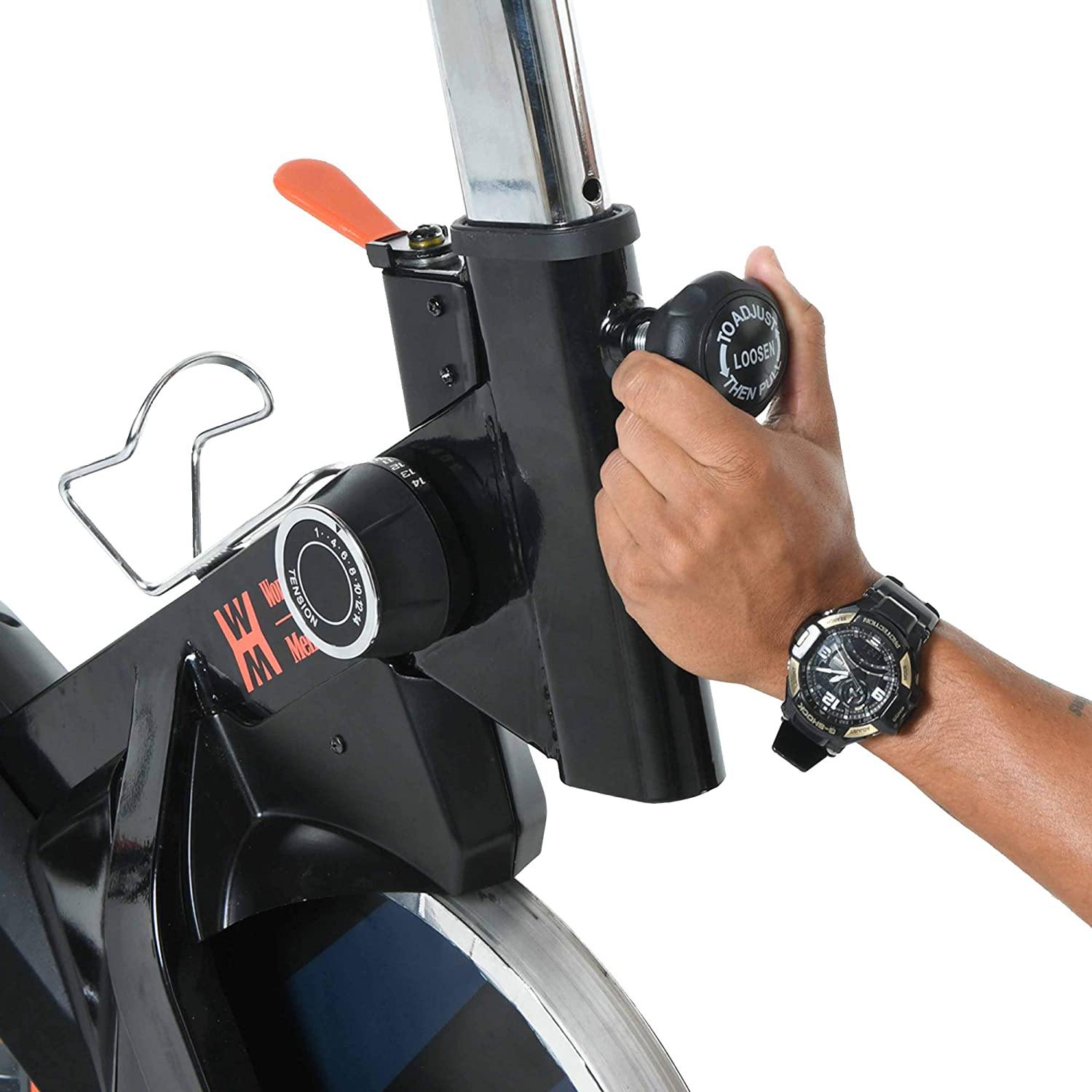 Women’s Health Men’s Health Bluetooth Indoor Cycling Bike with OPTIONAL 6 Month Subscription of the MyCloudFitness App - JOY2ESpree