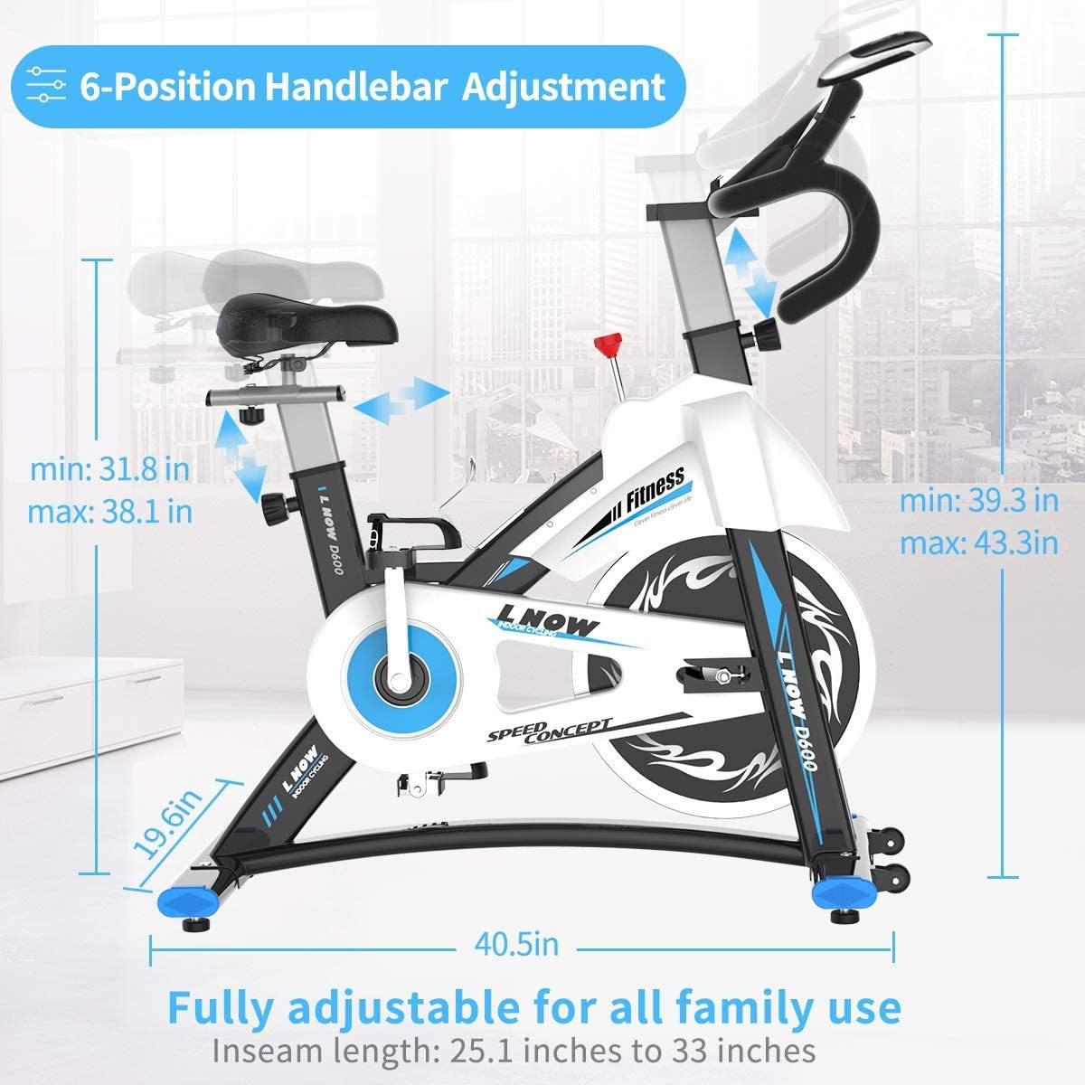 L NOW Indoor Exercise Bike Indoor Cycling Stationary Bike - JOY2ESpree