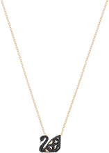 
                        
                          將圖片載入圖庫檢視器 SWAROVSKI Women's Iconic Swan Jewelry Collection, Rose Gold Tone Finish, Black Crystals - JOY2ESpree
                        
                      