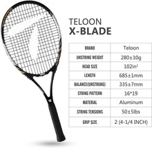 
                        
                          Cargar imagen en el visor de la galería, Teloon Recreational Adult Tennis Rackets-27 inch Tennis Racquet for Men and Women College Students Beginner Tennis Racket. - JOY2ESpree
                        
                      