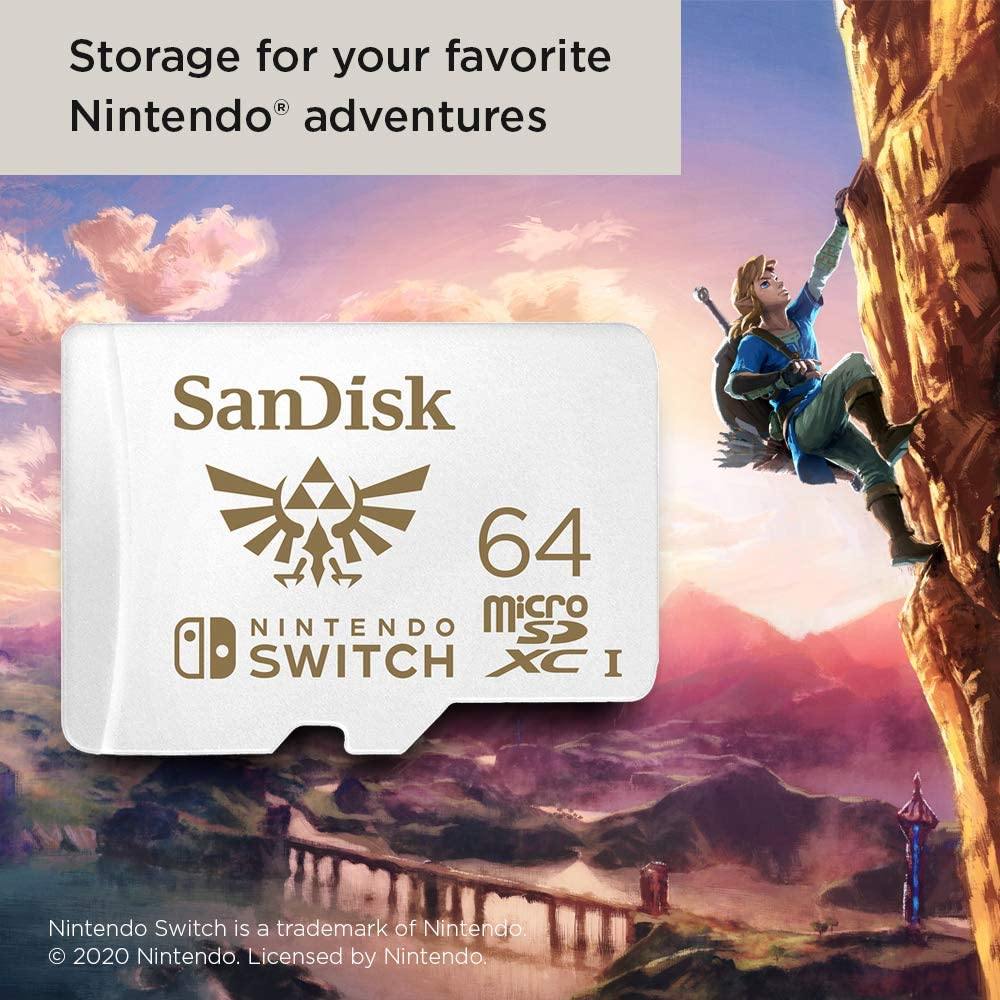 SanDisk 256GB microSDXC Card, Licensed for Nintendo Switch - SDSQXAO-256G-GNCZN - JOY2ESpree
