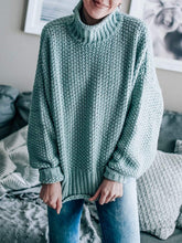 
                        
                          画像をギャラリービューアに読み込む, Saodimallsu Womens Turtleneck Oversized Sweaters Batwing Long Sleeve Pullover Loose Chunky Knit Jumper - JOY2ESpree
                        
                      