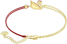 
                        
                          Load image into Gallery viewer, SWAROVSKI Women's Iconic Swan Jewelry Collection, Rose Gold Tone Finish, Red Crystals - JOY2ESpree
                        
                      
