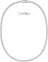 
                        
                          Load image into Gallery viewer, SWAROVSKI Women's Tennis Deluxe Jewelry Collection, Clear Crystals - JOY2ESpree
                        
                      