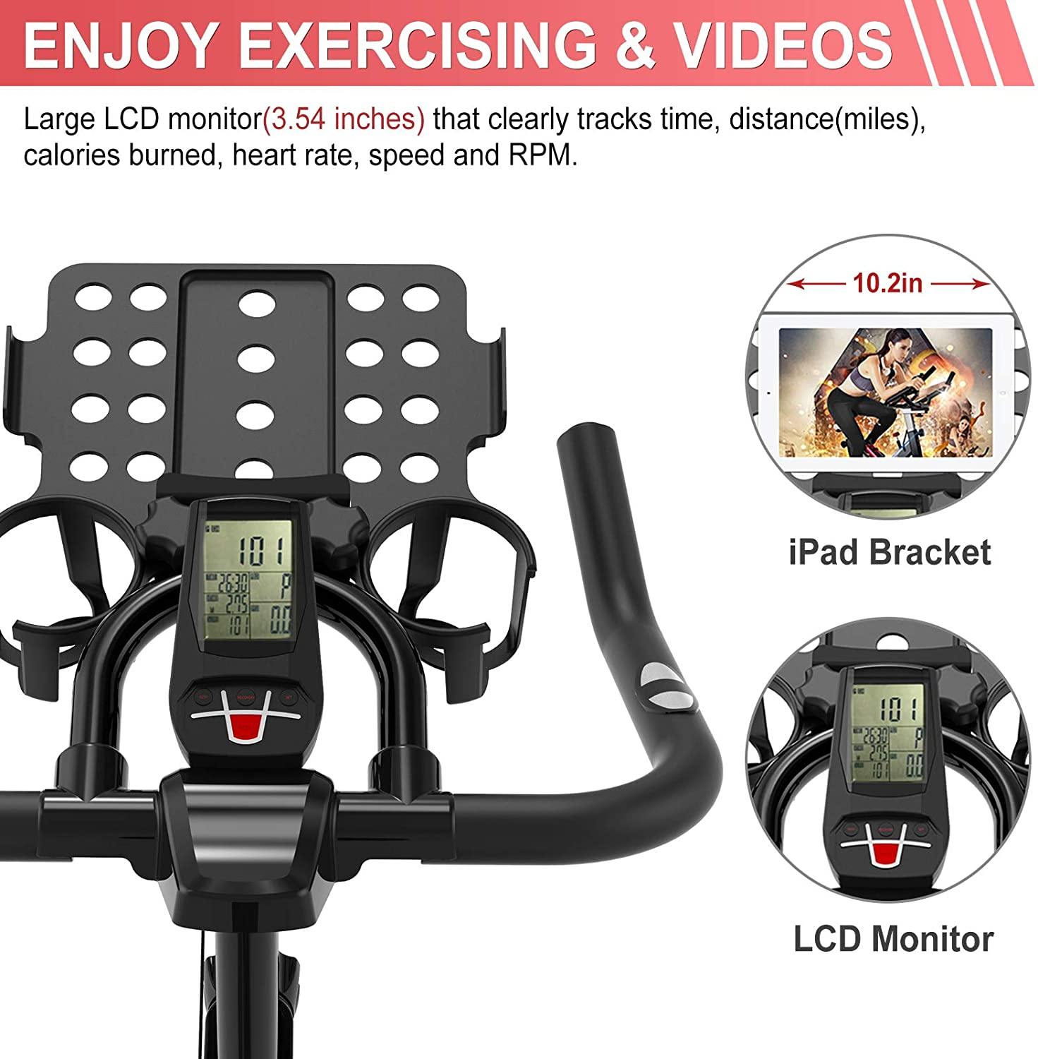 LABODI Exercise Bike, Stationary Indoor Cycling Bike, Cycle Bike for Home Cardio Gym - JOY2ESpree