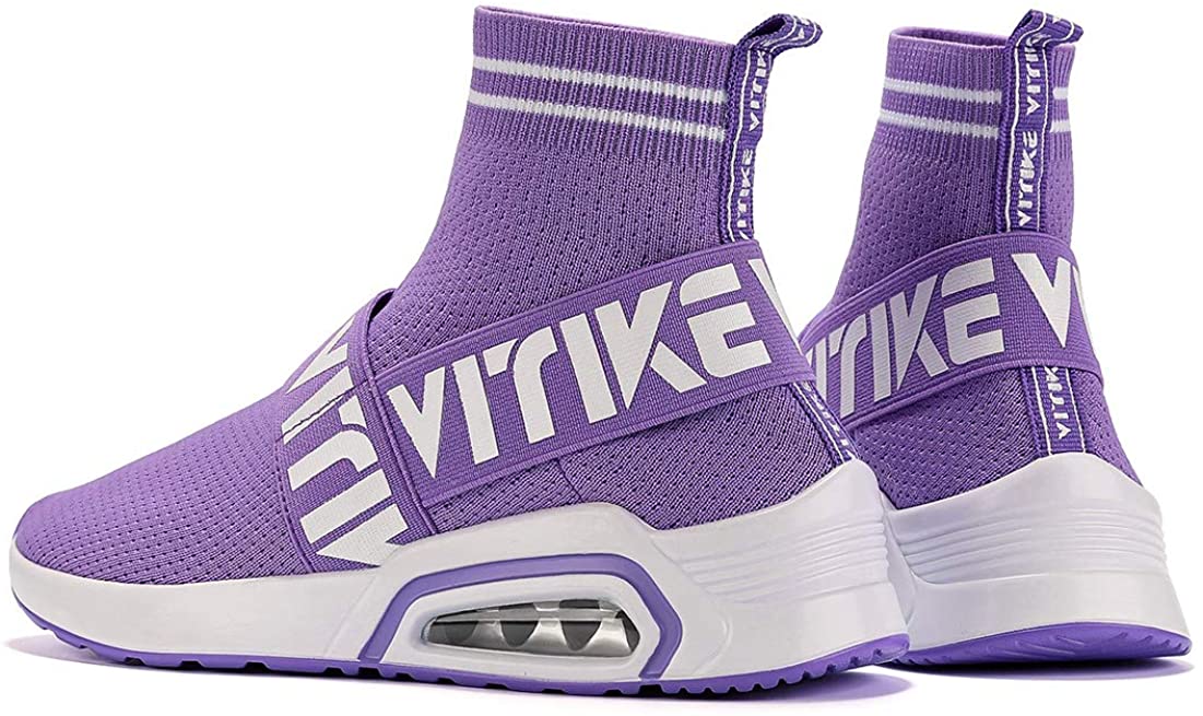 Women's Walking Shoes Running Shoes Socks Platform Fashion Mesh Sneakers Air Cushion Athletic Gym Casual Loafers Dance Hip-hop Shoes