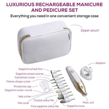 
                        
                          Load image into Gallery viewer, Beurer 14-piece Professional Manicure &amp; Pedicure Nail Drill Kit, Cordless
                        
                      