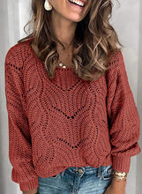 
                        
                          Muat gambar ke penampil Galeri, Dokotoo Womens Cute Soft Crewneck Long Sleeve Hollow Cable Knit Pullover Sweaters
                        
                      