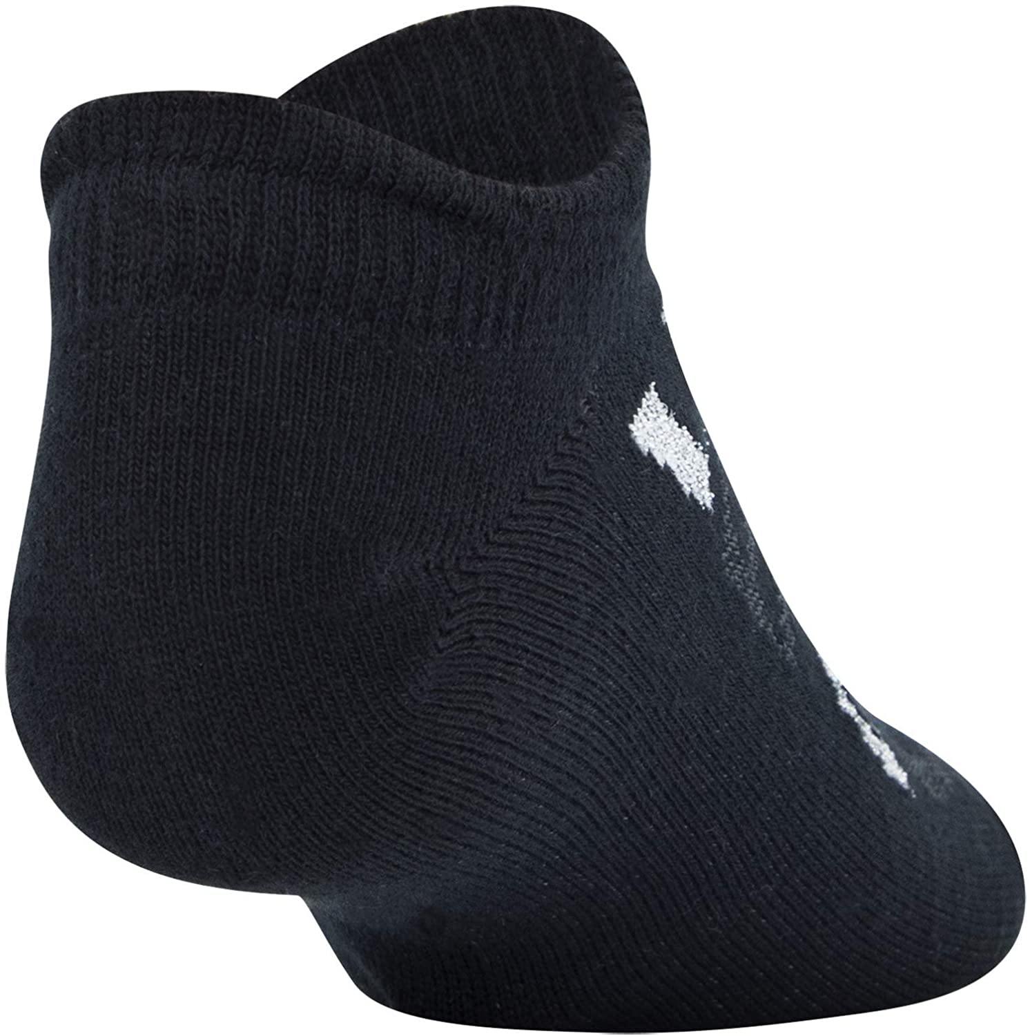 Under Armour Youth Essential 2.0 No Show Socks, 6-Pairs
