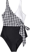 
                        
                          画像をギャラリービューアに読み込む, CUPSHE Women's One Piece Swimsuit Knotted Color Block Bathing Suit
                        
                      