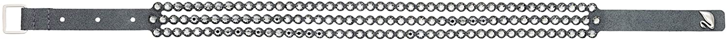 SWAROVSKI Women's Leather Look Crystal Power Bracelet Collection - JOY2ESpree