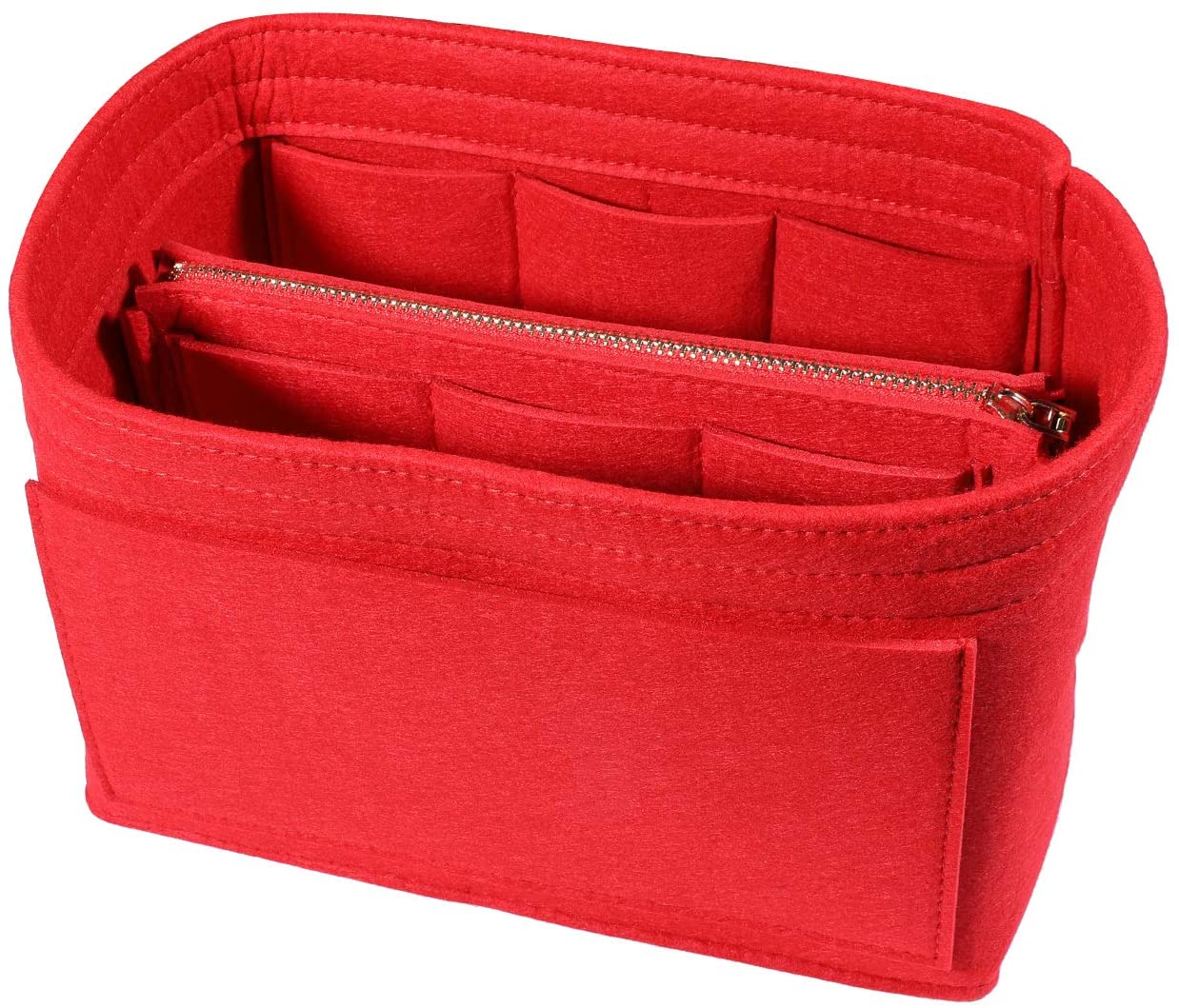 MA STRAP Purse Organizer with Detachable Zipper Pouch Multipurpose Felt Insert Bag Fit Speedy Neverfull Longchamp Tote