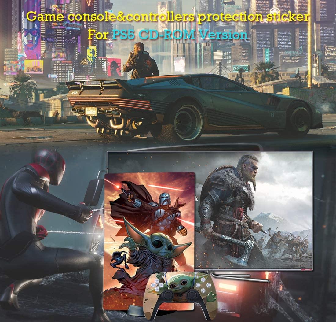 PS5 Skin for Console and Controllers Vinyl Sticker Same Decal Quality for Cars - JOY2ESpree