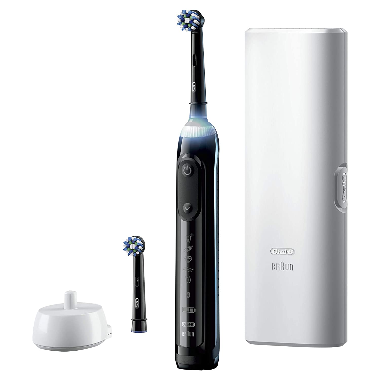 Electric Toothbrush, Oral-B Pro 7000 SmartSeries Black Electronic Power Rechargeable Toothbrush