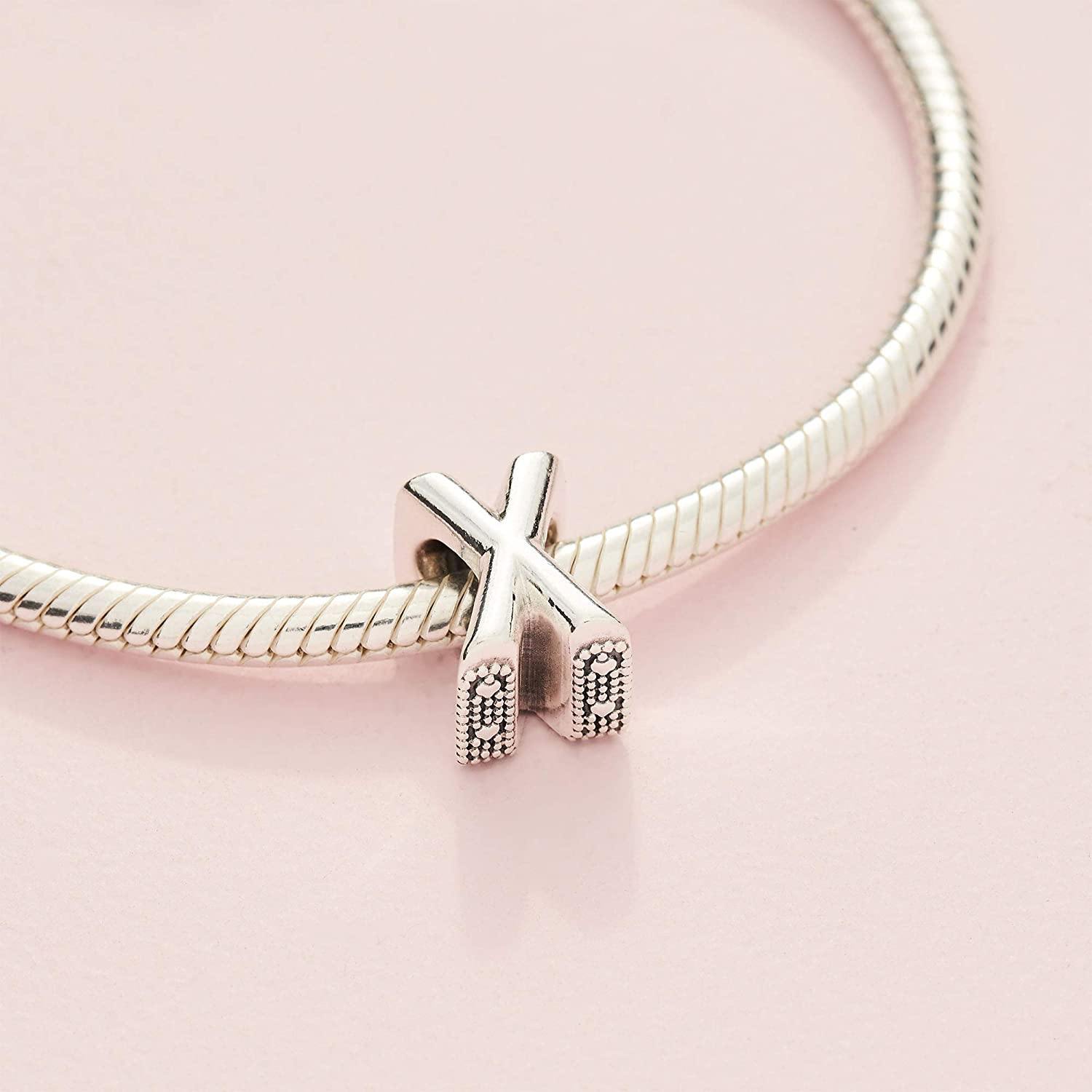 PANDORA Letter 925 Sterling Silver Charm - JOY2ESpree