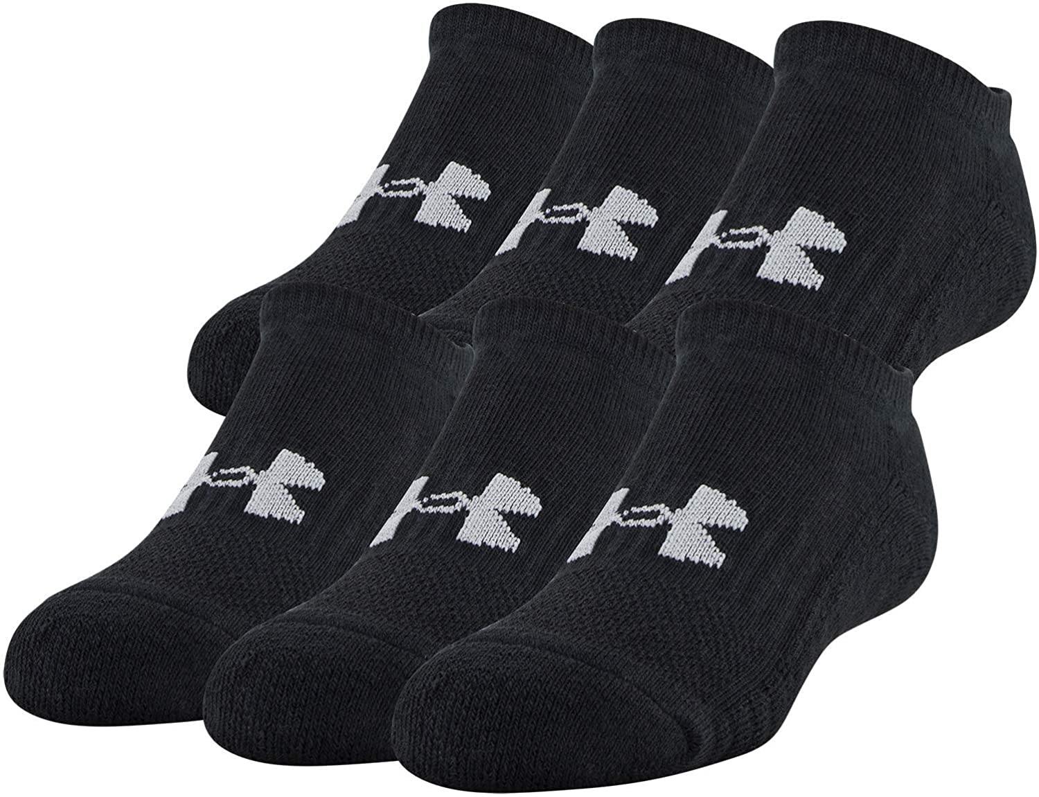 Under Armour Youth Cotton No Show Socks, 6-pairs - JOY2ESpree