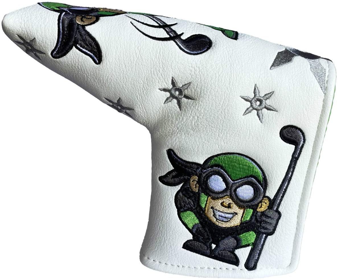 Yopral Golf Blade Putter Cover Green Headcover for Golf Clubs - JOY2ESpree