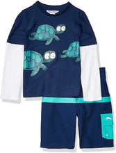 
                        
                          गैलरी व्यूवर में इमेज लोड करें, Tommy Bahama Boys' Long Sleeve Rashguard and Trunks Swimsuit Set
                        
                      