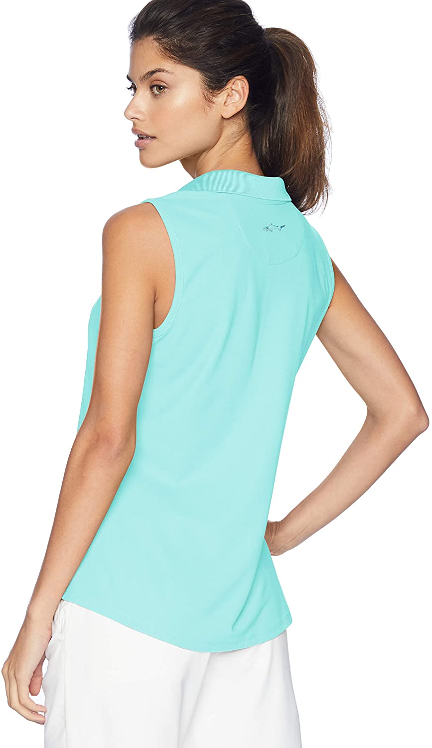 Greg Norman Women's Protek Micro Pique S/L Polo