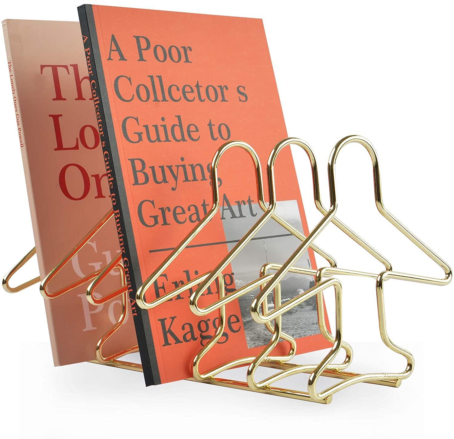 File Sorter Organizer 5 Section Iron Wire Book Ends Magazine Holder Rack Desktop Book Stand to Storage Mail,Paper,Document,Folder,Record - JOY2ESpree