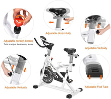 
                        
                          Load image into Gallery viewer, IDEER LIFE Indoor Cycling Bike Stationary Exercise Bike for Home Cardio Workout Smooth Drive - JOY2ESpree
                        
                      