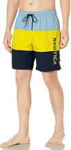 
                        
                          画像をギャラリービューアに読み込む, Nautica Men's Quick Dry Classic Logo Tri-Block Series Swim Trunk - JOY2ESpree
                        
                      