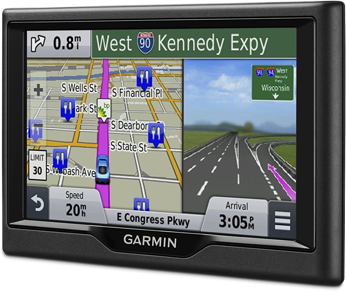 Garmin Nuvi 57LM GPS Navigator System with Spoken Turn-By-Turn Directions,5 inch display