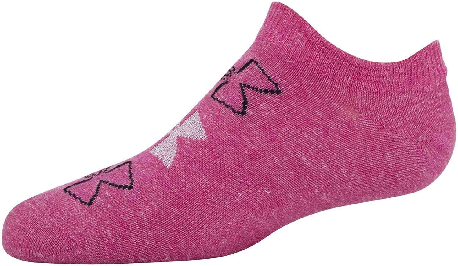 Under Armour Youth Essential 2.0 No Show Socks, 6-Pairs