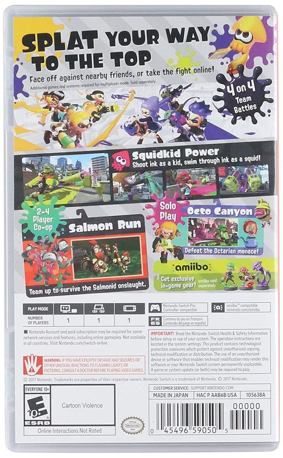 Splatoon 2 - Nintendo Switch - JOY2ESpree