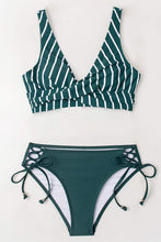 
                        
                          Load image into Gallery viewer, CUPSHE Women's Bikini Swimsuit Floral Print Lace Up Two Piece Bathing Suit
                        
                      