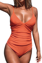 
                        
                          將圖片載入圖庫檢視器 CUPSHE Women's One Piece Swimsuit Tummy Control V Neck Two Piece Bathing Suit
                        
                      