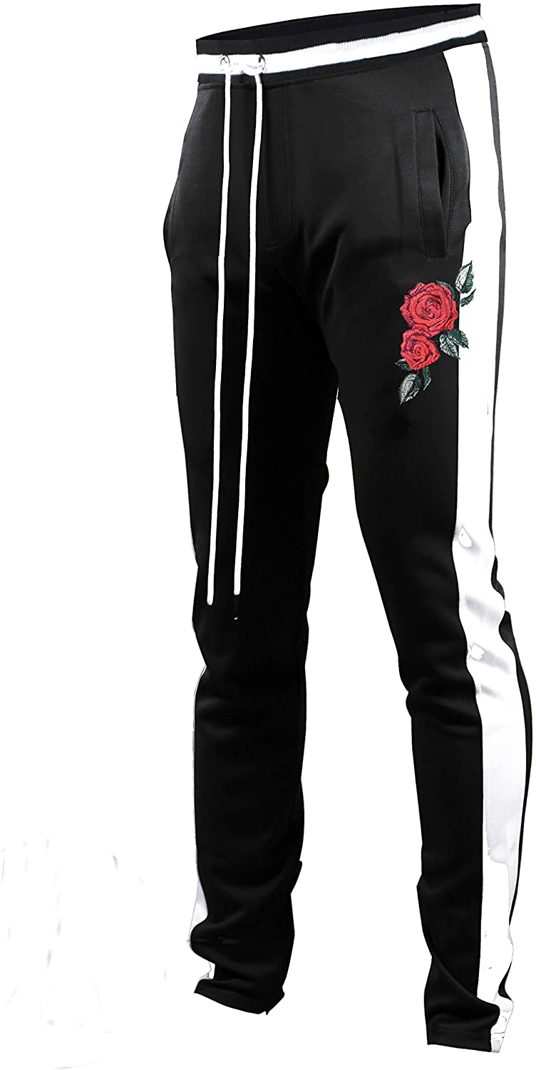 Screenshotbrand Mens Hip Hop Premium Slim Fit Track Pants