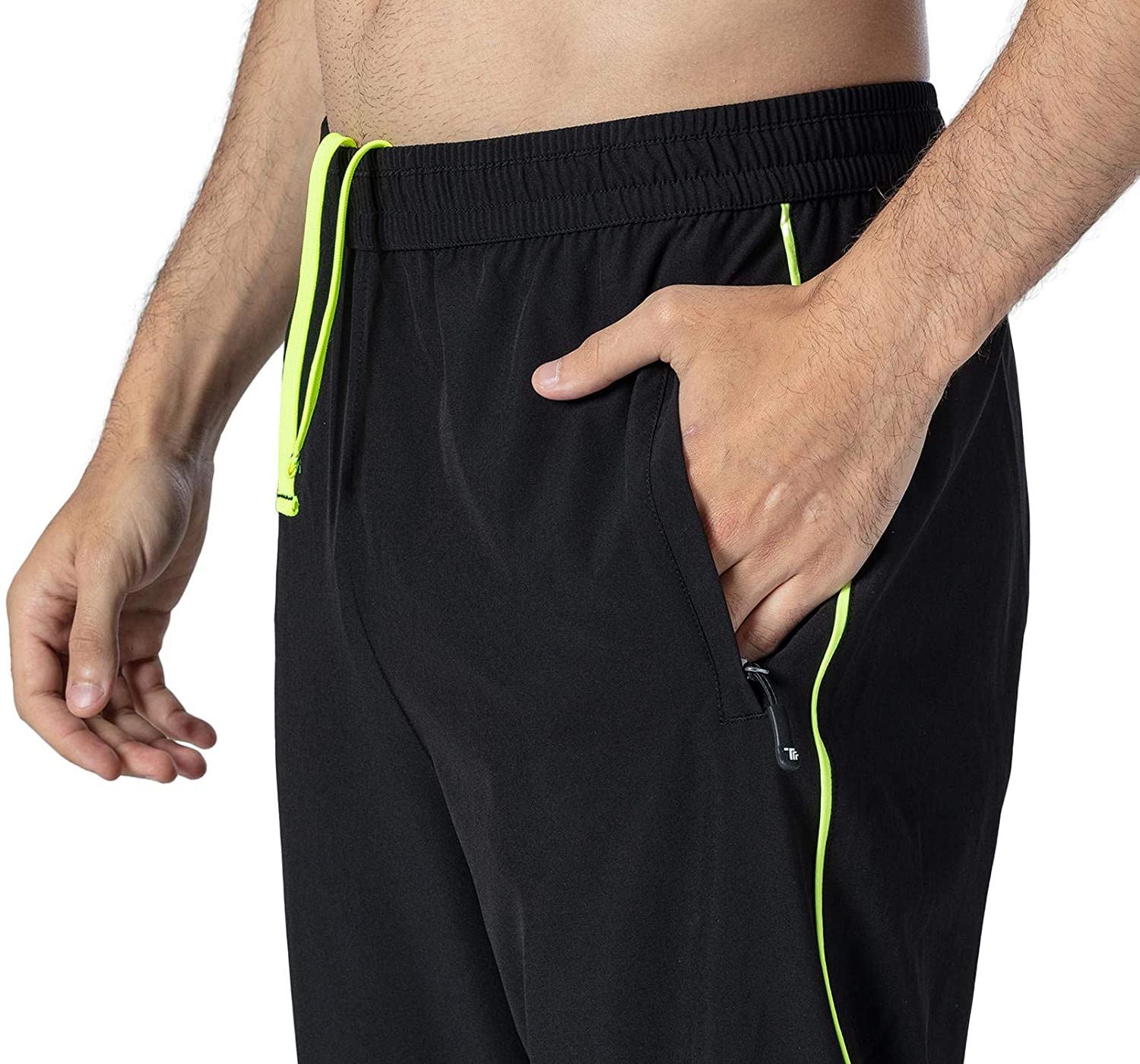 Rdruko Men's Jogger Casual Pants Lightweight Breathable Quick Dry Hiking Running Outdoor Sports Pants