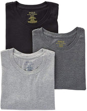 
                        
                          Load image into Gallery viewer, Polo Ralph Lauren Men's Classic Crew Neck Undershirts 3-Pack
                        
                      