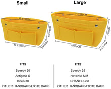 
                        
                          Muat gambar ke penampil Galeri, YIICOOLY Felt Tote Handbag Purse Organizer Insert Divider Shaper Bag in Bag
                        
                      