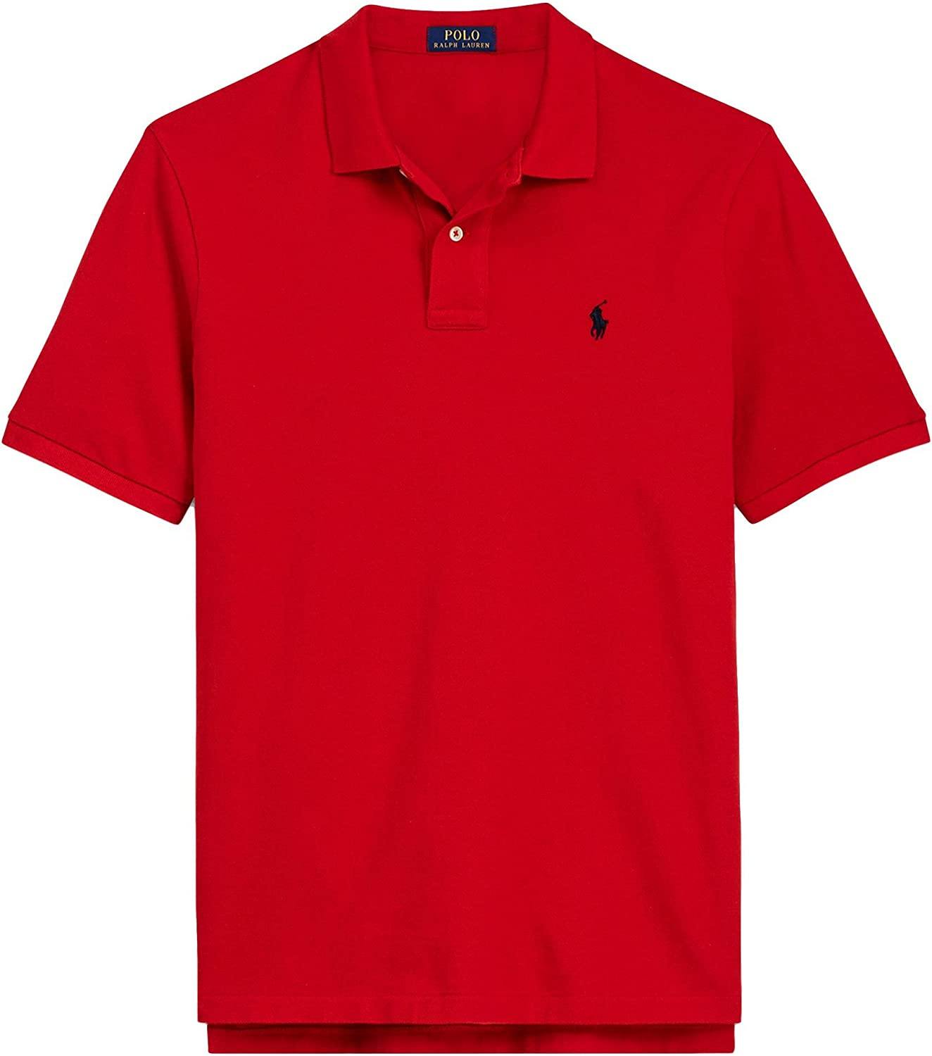 Polo RL Men's Custom Slim Fit Mesh Pony Shirt