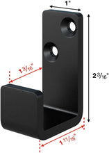 
                        
                          Load image into Gallery viewer, FaithLand Sliding Barn Door Floor Guide, Bottom Adjustable Floor Guide Roller, Black
                        
                      