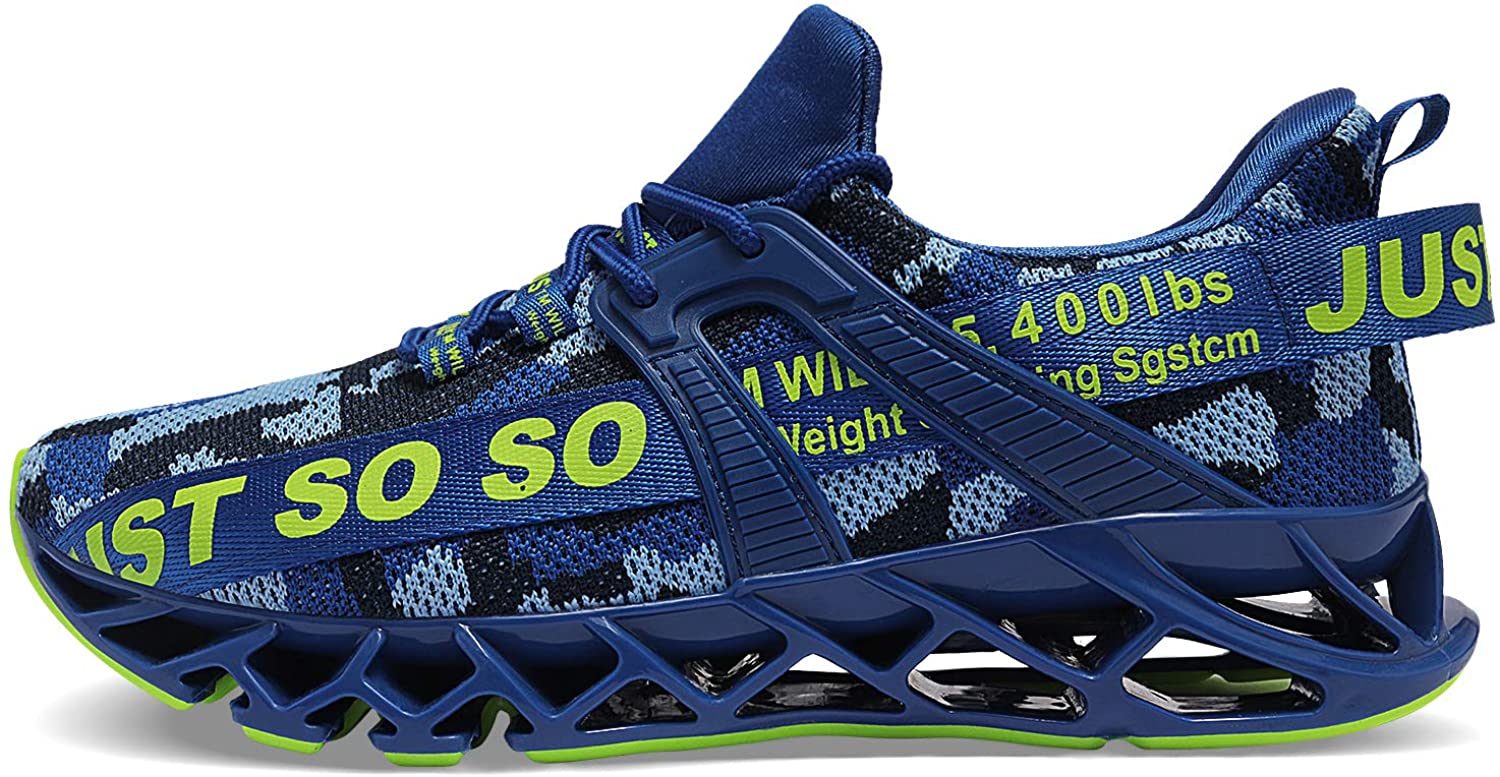 UMYOGO Mens Athletic Walking Blade Running Tennis Shoes Fashion Sneakers
