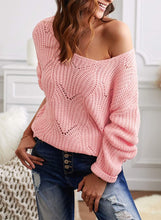 
                        
                          Muat gambar ke penampil Galeri, Dokotoo Womens Cute Soft Crewneck Long Sleeve Hollow Cable Knit Pullover Sweaters
                        
                      