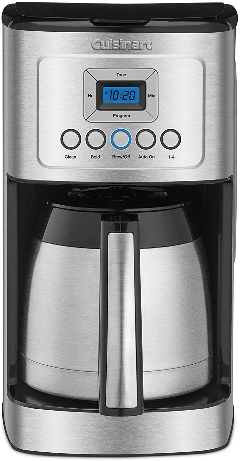 Cuisinart DCC-3200W Perfectemp Coffee Maker, 14 Cup Progammable Coffeemaker with Glass Carafe, White - JOY2ESpree