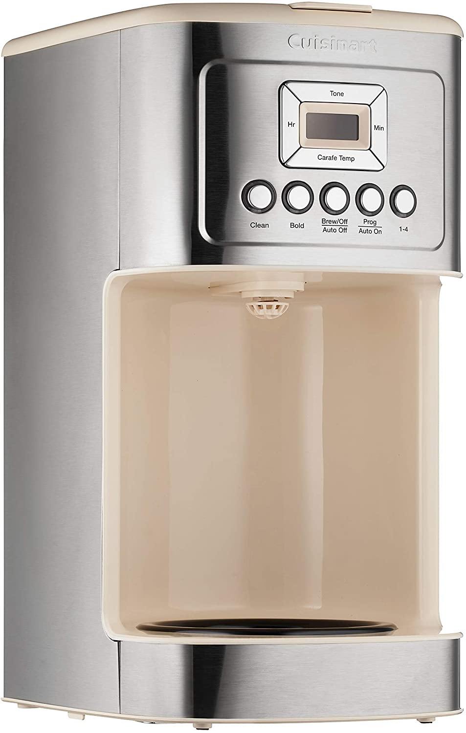 Cuisinart DCC-3200W Perfectemp Coffee Maker, 14 Cup Progammable Coffeemaker with Glass Carafe, White - JOY2ESpree