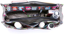 
                        
                          Load image into Gallery viewer, BTSKY New Printing Handbag Organizers Inside Purse Insert-High Capacity 13 Pockets Bag Tote Organizer with Handle Peacock Flower
                        
                      