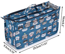 
                        
                          Load image into Gallery viewer, BTSKY New Printing Handbag Organizers Inside Purse Insert-High Capacity 13 Pockets Bag Tote Organizer with Handle Peacock Flower
                        
                      