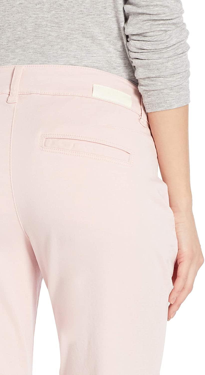 Jag Jeans Women's Petite Flora Chino Crop with Embroidery