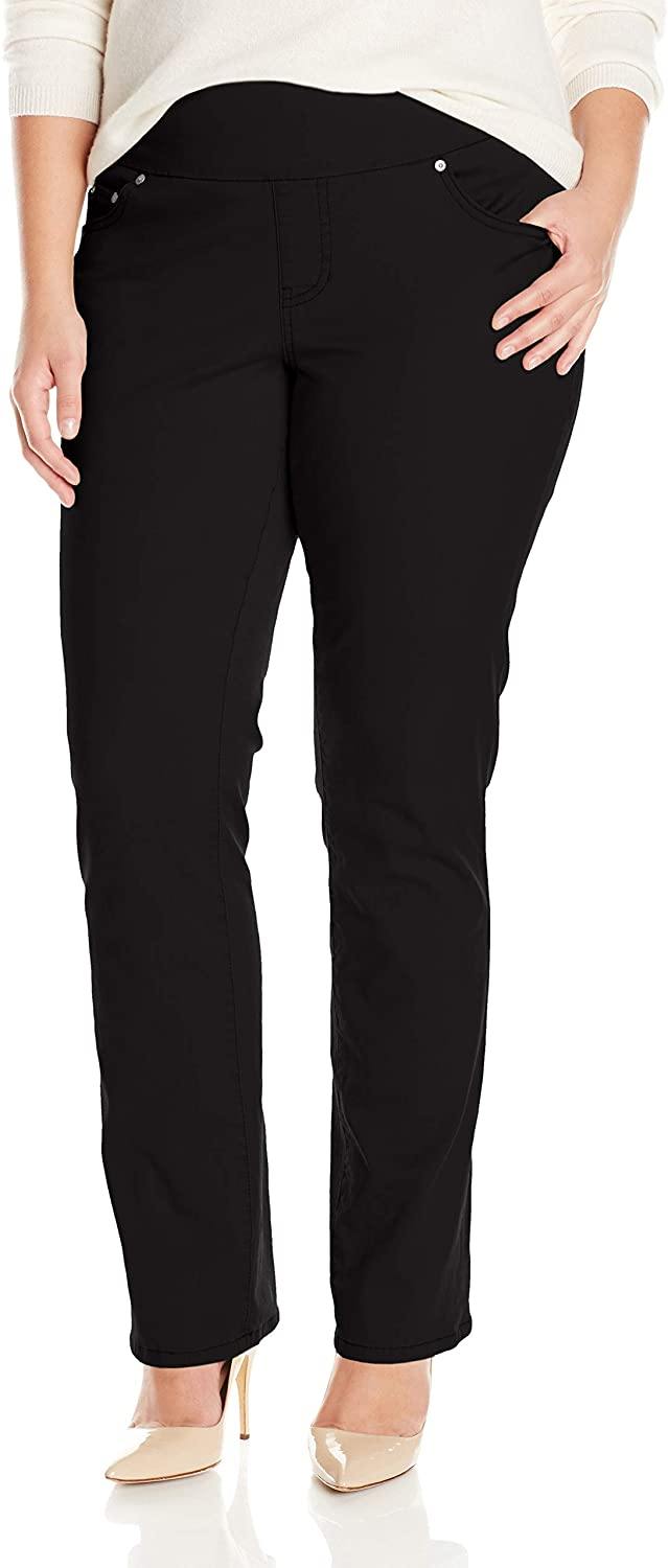 Jag Jeans Women's Plus-Size Peri Pull on Straight Leg Pant