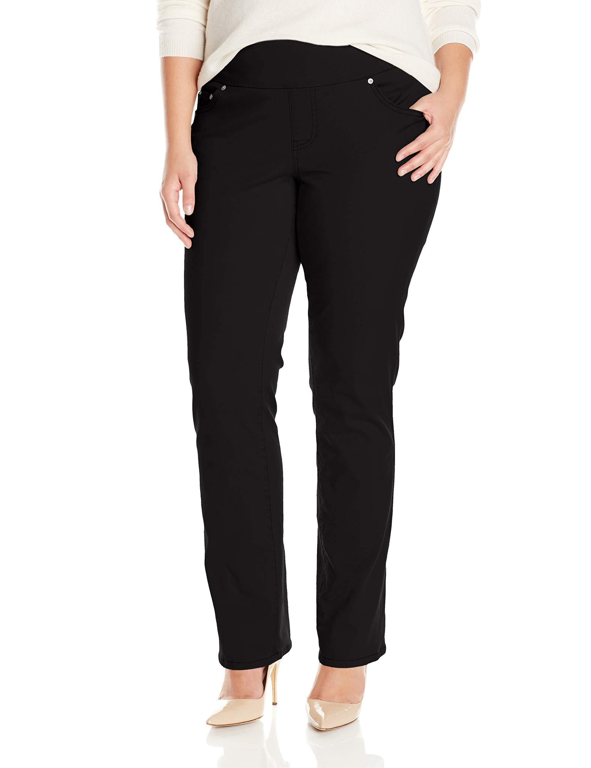 Jag Jeans Women's Plus-Size Peri Pull on Straight Leg Pant