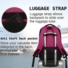 
                        
                          Cargar imagen en el visor de la galería, Laptop Backpack,Business Travel Anti Theft Slim Durable Laptops Backpack with USB Charging Port - JOY2ESpree
                        
                      