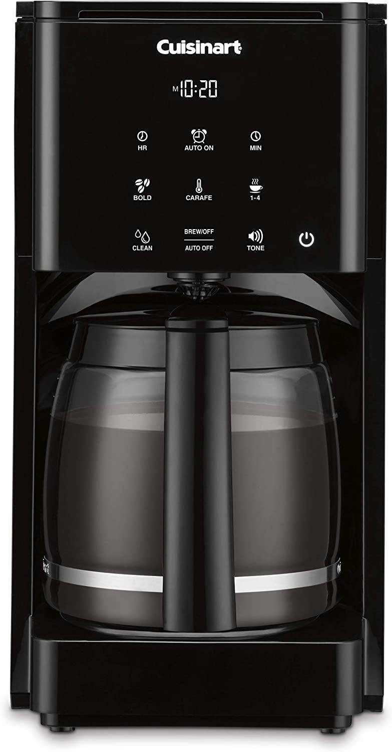 Cuisinart DCC-T20 14-Cup Programmable Coffeemaker Touchscreen, Black - JOY2ESpree