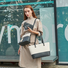 
                        
                          Load image into Gallery viewer, Women Fashion Handbags Wallet Tote Bag Shoulder Bag Top Handle Satchel Purse Set 4pcs
                        
                      